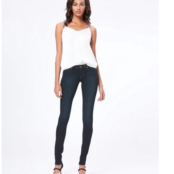 Paige Skyline Mid-Rise Skinny Jeans Size 28 - Picture 1 of 8